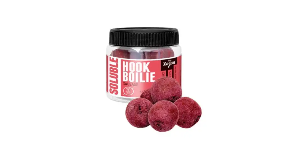 Carp Zoom Rozpustné Boilie Soluble Hook Boilie 110 g 20 mm - Klobása Akční Nabídka