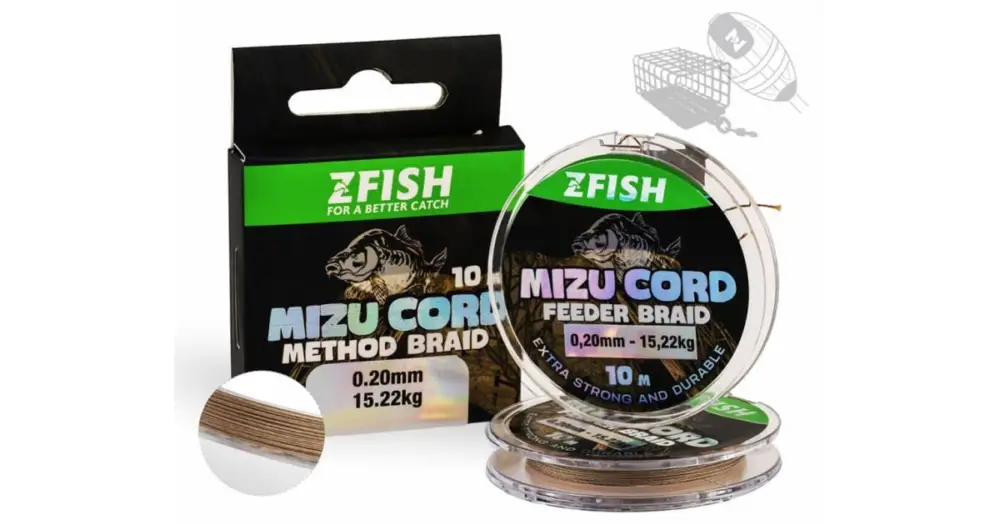 Zfish Šňůrka MizuCord Method Feeder Braid 10 m Akční Nabídka