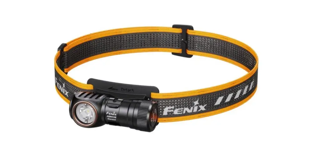 Fenix Nabíjecí Čelovka HM53R Garnet Šedo Oranžová Cenový Hit