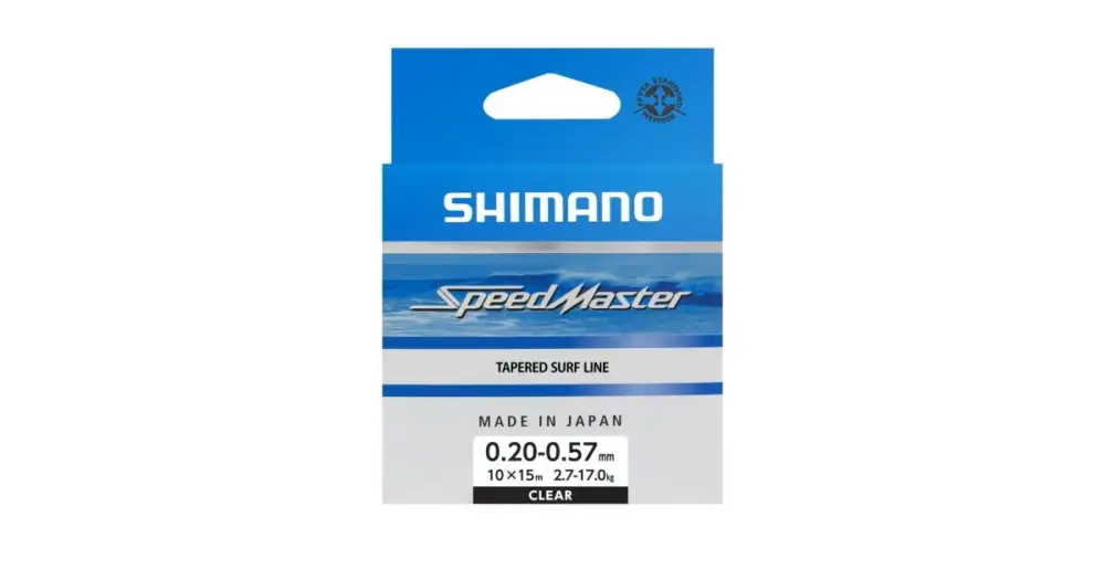 Jen Po Omezenou Doba Shimano Ujímaný Šokový Vlasec Speedmaster Surf Taper Clear 10x15 m - 0,18-0,50 mm