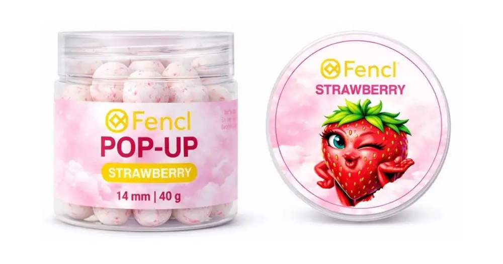 Sezónní Sleva Fencl Plovoucí Boilie Pop Up Strawberry 40 g 14 mm