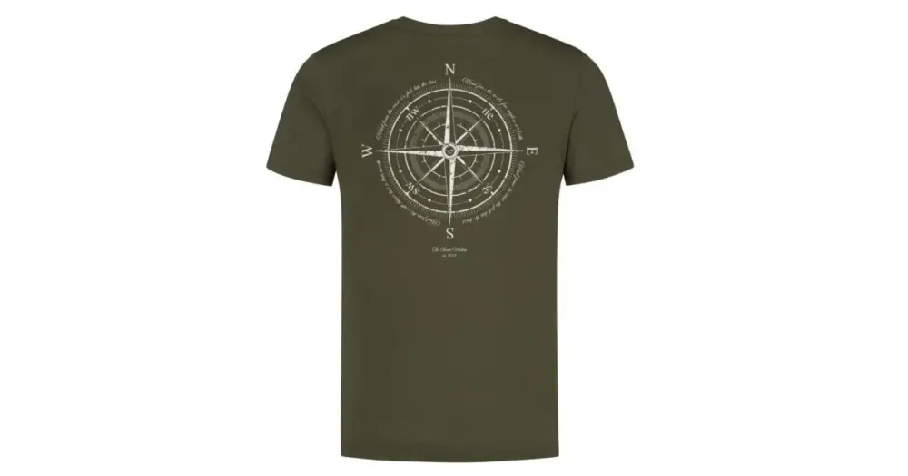 Tovární Cena Korda Tričko Compass Tee Dark Olive - XXXXL