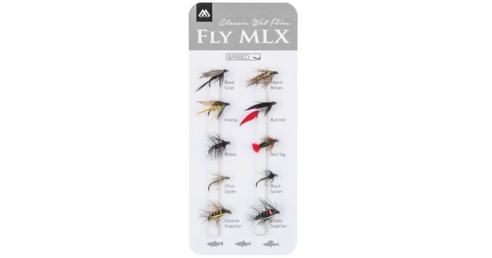 Mikado Sada Umělých Mušek Wet Flies Barbed 10 ks Odeslání Ihned
