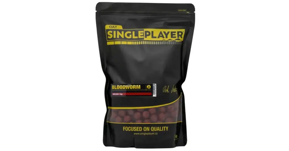 Singleplayer Boilies Bloodworm - 1 kg 24 mm Hit Sezóny