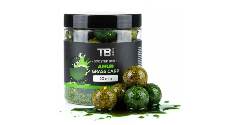 Víkendová Akce TB Baits Boosterované Boilie Amur 120 g - 24 mm