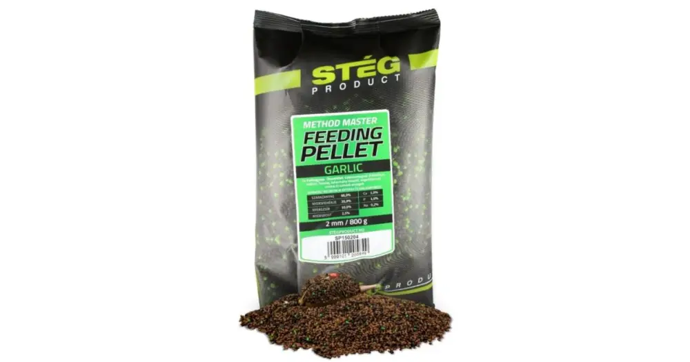 Stég Pelety Feeding Pellet 800 g 2 mm - Garlic Bezpečná Platba