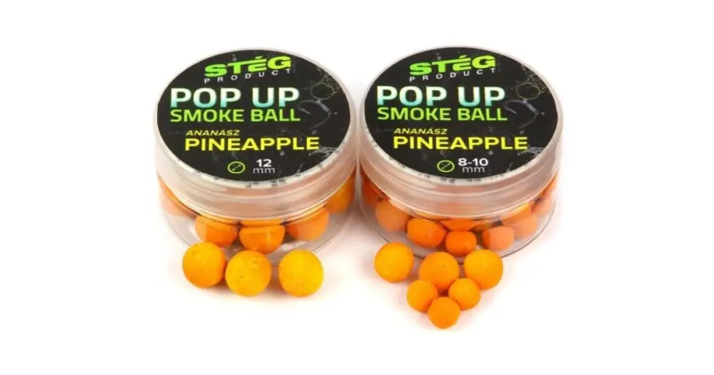 Stég Plovoucí Boilie Pop Up Smoke Ball 10 g 12 mm - Pineapple Značkový