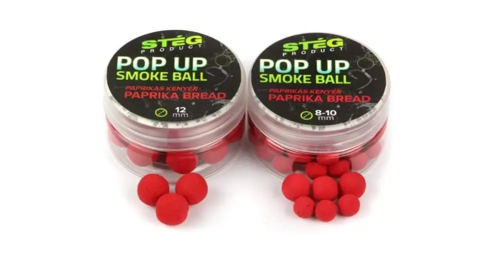 Stég Plovoucí Boilie Pop Up Smoke Ball 10 g 12 mm - Paprika Bread Horká Nabídka
