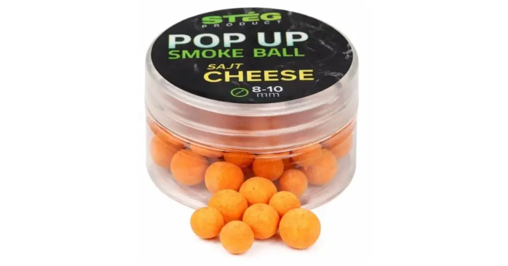 Odeslání Ihned Stég Plovoucí Boilie Pop Up Smoke Ball 10 g 8-10 mm - Cheese