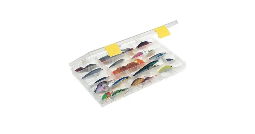 Ihned K Objednání Plano Krabička ProLatch 3700 Thin StowAway Clear se Žlutou Západkou