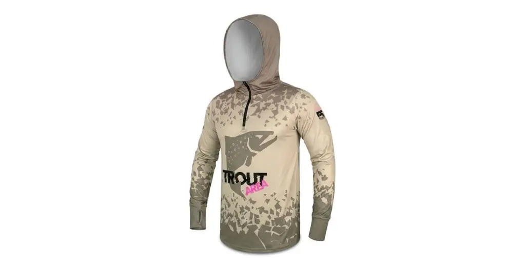 Nejlepší Cena Delphin Tričko s Kapucí UV ARMOR 50+ Trout - XL