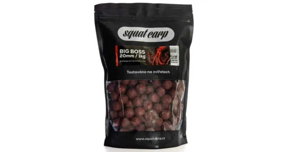 Squat Carp Boilies Big Boss - 1 kg 24 mm Akční Cena