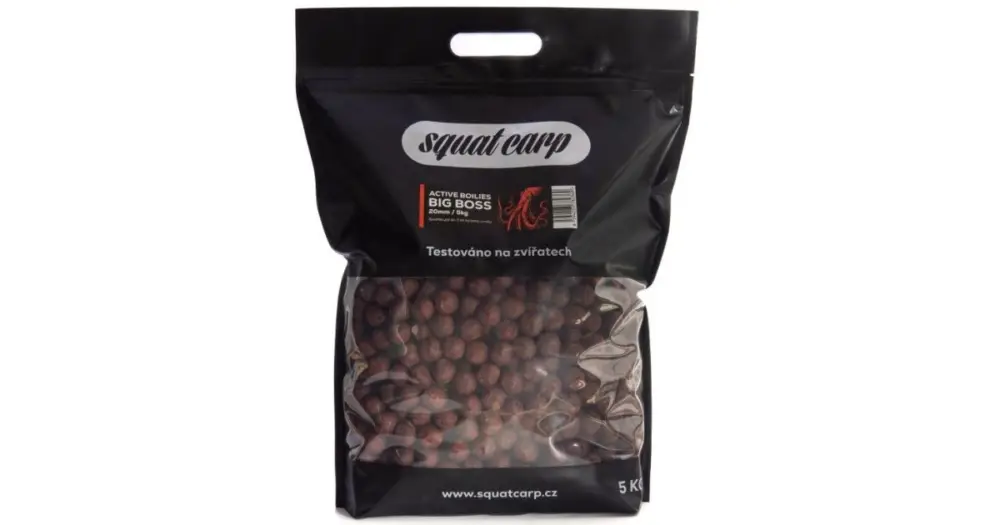Squat Carp Active Boilies Big Boss - 5 kg 20 mm Rychlé Dodání