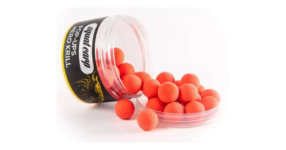 Novinka Squat Carp Plovoucí Boilies Pop-Up Hero Krill 60 g