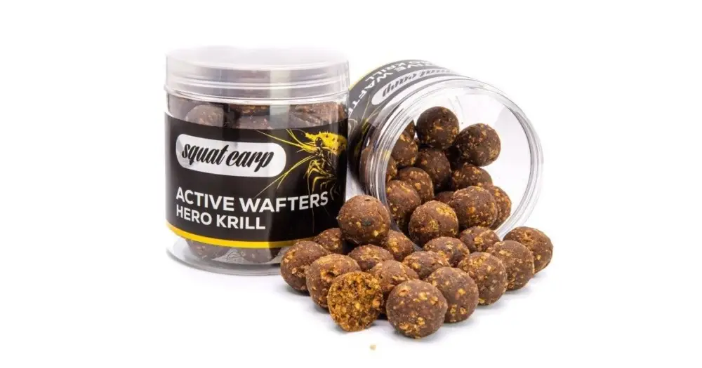 Expresní Doručení Squat Carp Vyvážené Boilies Active Wafters Hero Krill - 150 g 20 mm