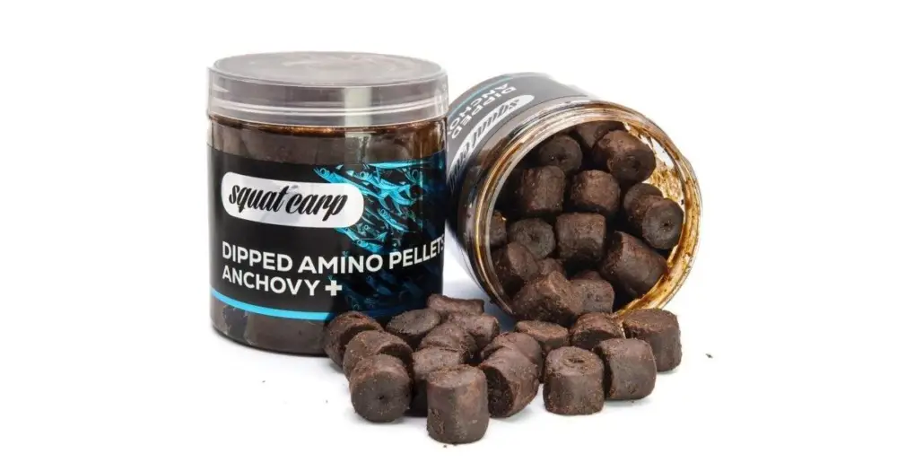 Horká Nabídka Squat Carp Amino Pelety V Dipu Anchovy+180 g 15 mm