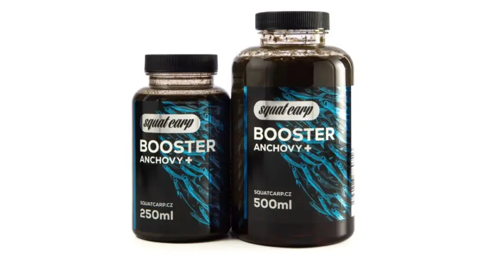 Speciální Cena Squat Carp Booster Anchovy+ - 500 ml