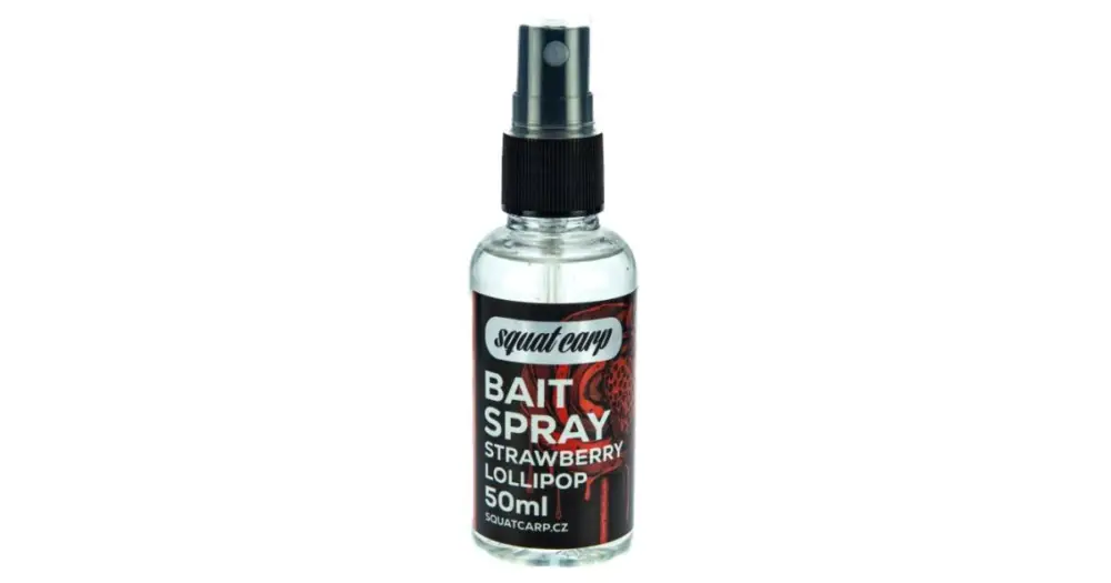Bezpečná Platba Squat Carp Bait Spray Strawberry Lollipop 50 ml