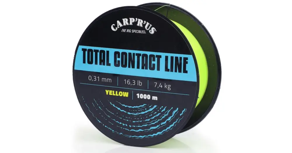 Víkendová Akce Carp´R´Us Vlasec Total Contact Line Yellow 1000 m
