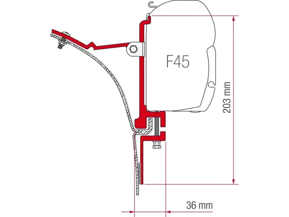 Sleva Adaptérová sada pro Fiamma markýzy F45