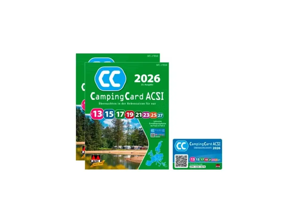 Akční Cena ACSI CampingCard 2026 německá verze (DE)