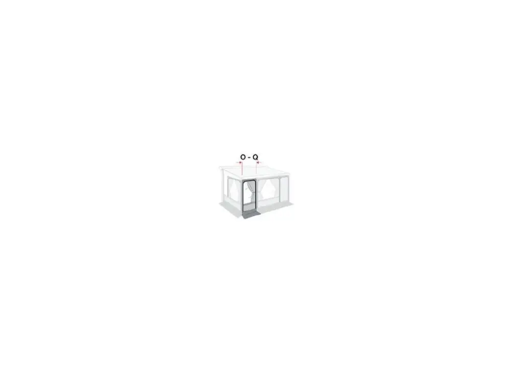 Fiamma Markýzový přestan Privacy Room F65/F80 425 cm R panel - 125cm Výška 280cm 250 cm Nízká Cena