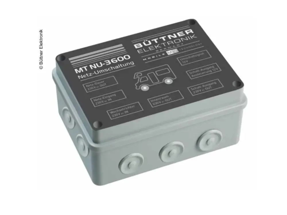 Buttner Elektronik MT NU 3600 automatický spínač pro měniče napětí Nová Kolekce