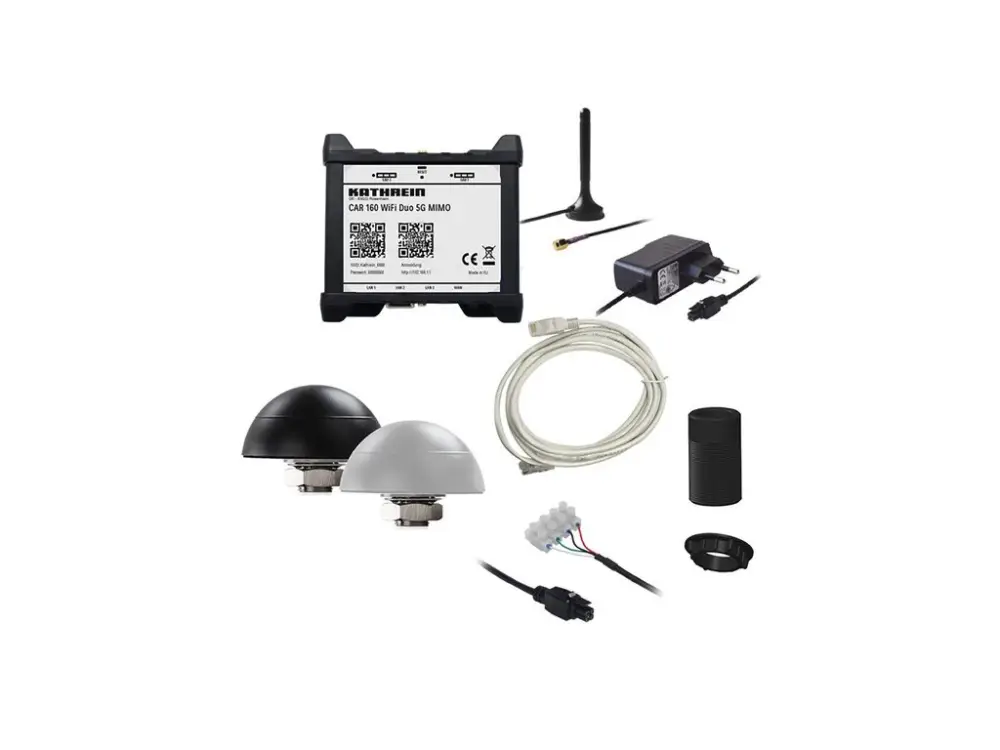 Ověřený Kathrein Cestovní router CAR 160 WiFi Duo 5G Černá