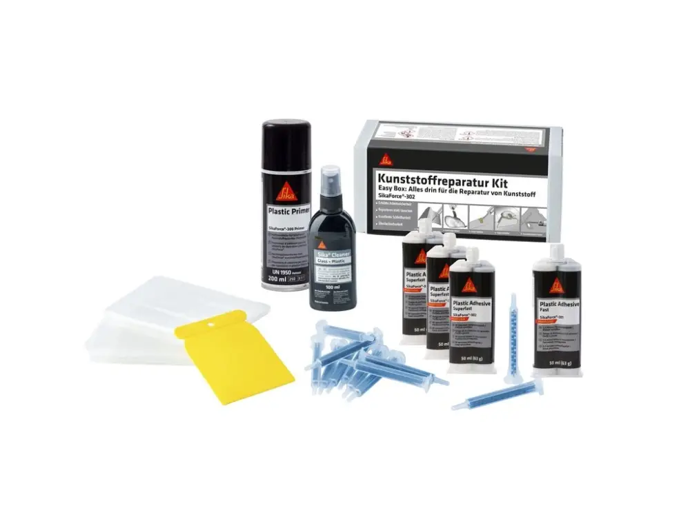 Nová Kolekce SikaForce-302 Purform Sada na opravu plastů EasyBox
