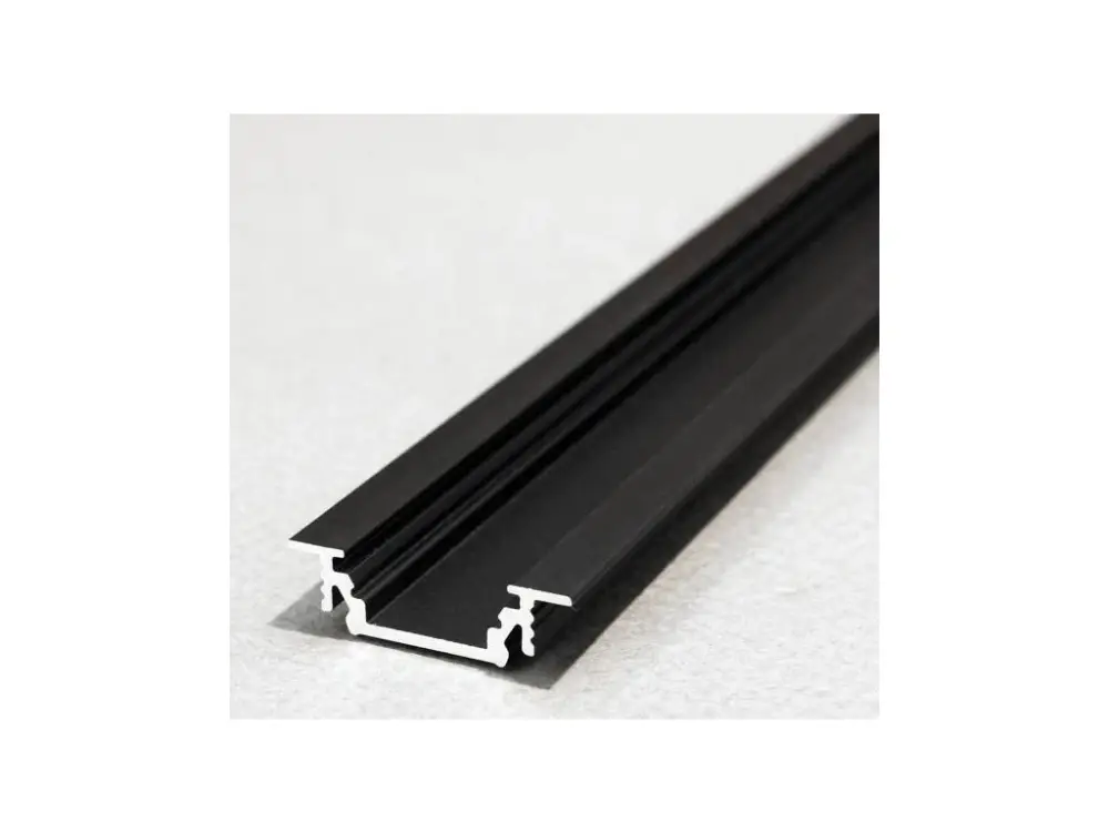 Autentický LED profil StrongLumio Groove alu černý 2000mm