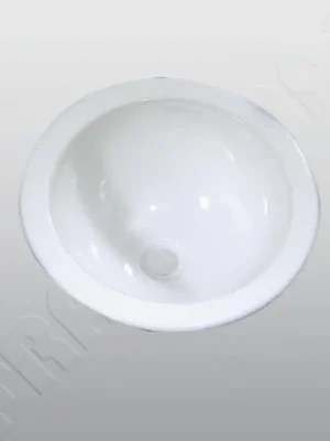 Umyvadlo kulaté 290 mm, bílé Zlevněný