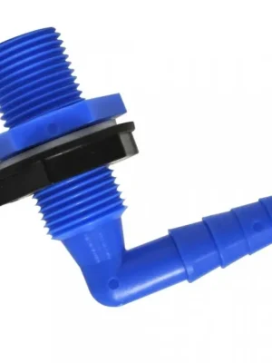 Průchodka nádrže úhlová 90° závit 1/2'' hadice 10-12 mm Výprodej