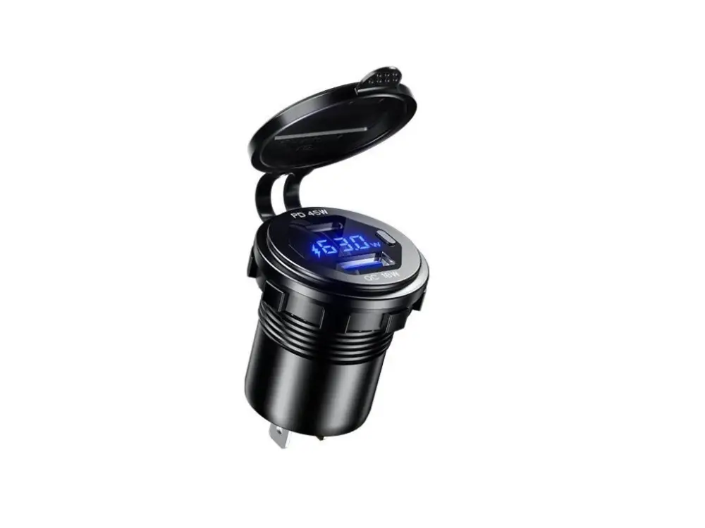 Rychlé Dodání USB zásuvka pro dvě nabíječky (USB + USB C)
