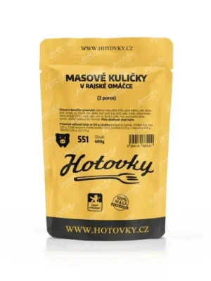 Vrácení Zdarma Masové kuličky v rajské omáčce HOTOVKY - 2 porce