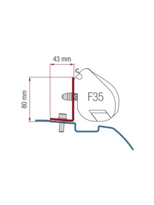 Akce Adaptér k markýze F35 pro vozidla Nissan NV200 / Evalia