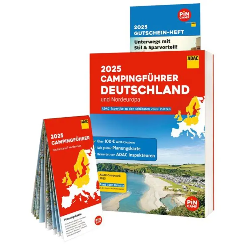 Speciální Cena ADAC Campingführer 2026, díl. 2 Deutschland un Nordeuropa