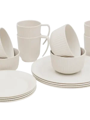 Delish 4 Person Dinner Set Sandstone Výhodná Nabídka