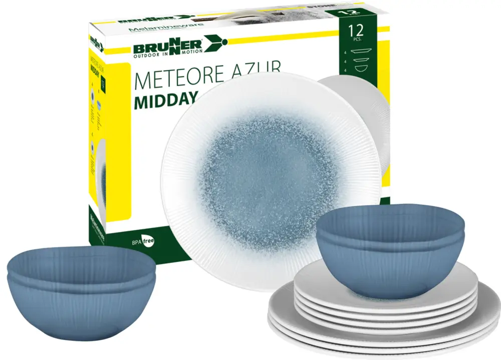 Sada nádobí Brunner Midday Meteore 12-dílná Hit Sezóny