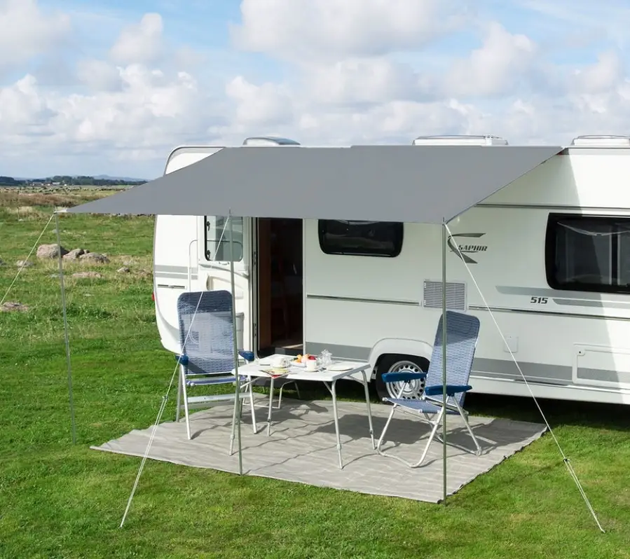 Nejlepší Volba Sluneční střecha Playa 450x240 šedá