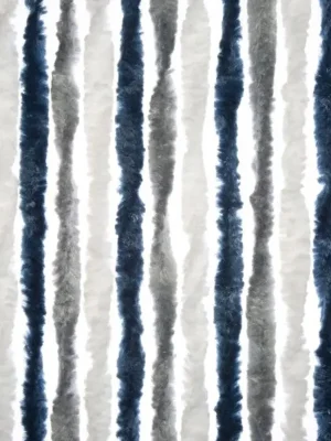 Závěs 56x175 cm, tmavě modrá/bílá/šedá Finální Výprodej