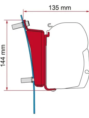 Adaptér F45 pro Ford Transit L3H3 Cenově Výhodný