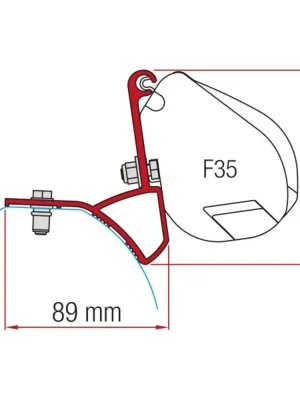 Expresní Doručení Adaptér F35 pro Renault Trafic od 2014