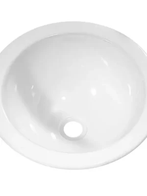 Umyvadlo kulaté, bílé 360 x 140 mm Kup Teď