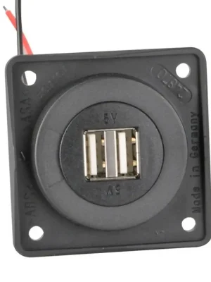 Vnitřní dvojzásuvka USB BERKER antracit Sezónní Sleva