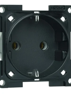 Vnitřní zásuvka 230V SYSTEM 20.000 černá Levný