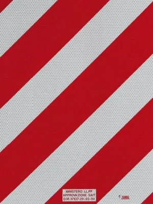 Reflexní varovná deska Zebra Alu pro Itálii Ihned K Objednání